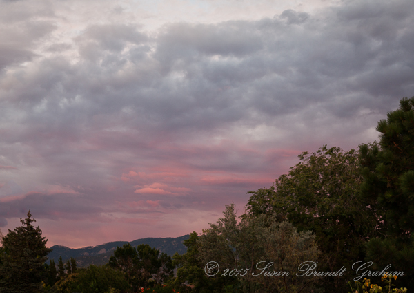 fading light sunset