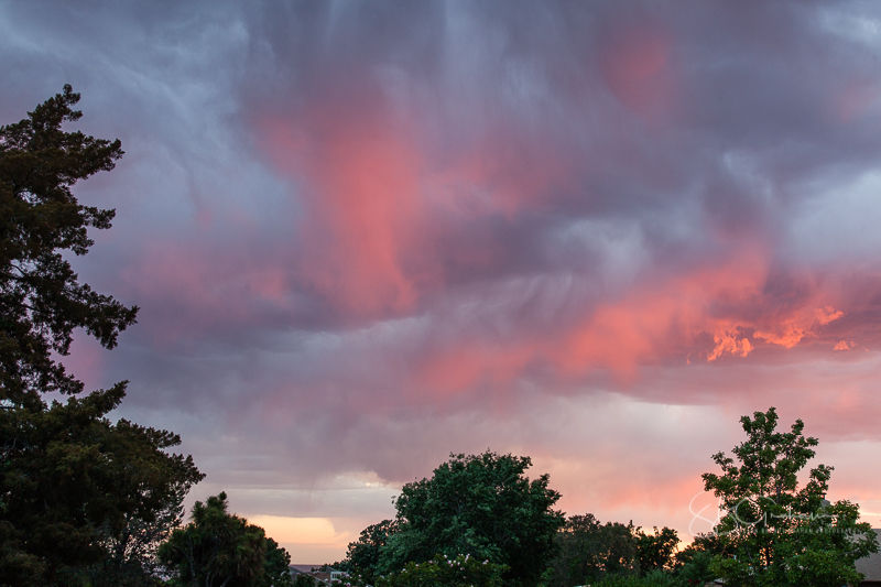 sky clouds sunset