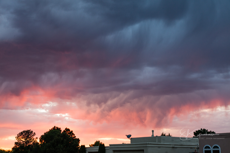 sky clouds cunset